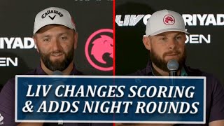 Jon Rahm \u0026 Tyrrell Hatton React To LIV Changes (Count All 4 Scores \u0026 6 PM Tee Times)