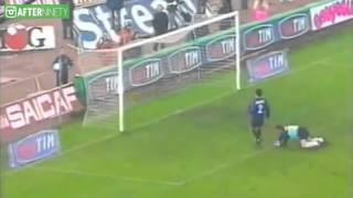 Cassano goal Bari vs Inter (first goal in Serie A!)