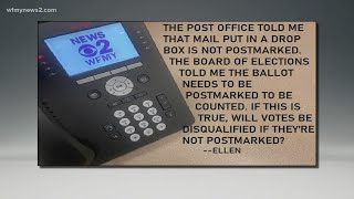 Yes, your ballot will be postmarked and counted if you drop it into a dropbox