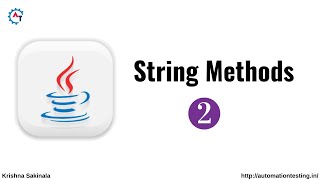 String Methods Part 2 | Java Tutorial For Beginners | String Class in Java | Java Strings