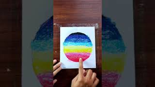 easy scenery drawing| easy drawing ideas| drawing in circle | simple😻