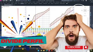 👌HOW TO split/divide longitudinal PROFILE in CIVIL 3D