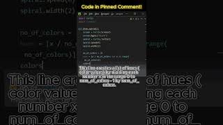 Mesmerizing Python Turtle Spiral | Colorful Coding Art | Python Programming for Beginners!