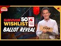 Survivor 50 Wish List Ballot Reveal