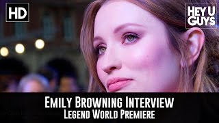 Emily Browning Interview - Legend World Premiere