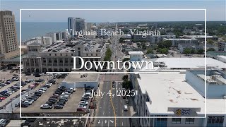 [7/4/2025]: Oceanfront Virginia Beach drone footage (day) (4K 60 fps)