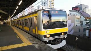 今日も夫婦共々お世話になりました🚃中央・総武線B901編成E231系900番台🚃各駅停車 三鷹 行き🚃💨