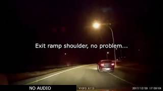 My Dashcam - Exit ramp shoulder, no problem...