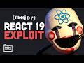 React.js shell shocked by 10.0 critical vulnerability…