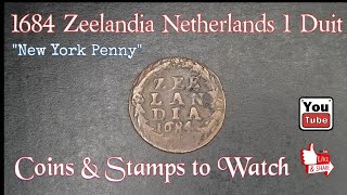 Netherlands in New York???Zeelandia 1684 1 Duit #numismatics #rare #newyork #coin #usa #collecting