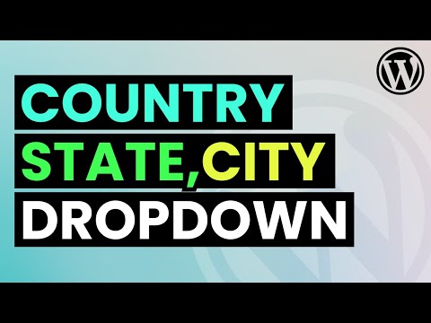 How do I add country state and city dropdown automatically?