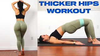 THICKER CURVY HIPS WORKOUT!! Day 3 (Beginner and Intermediate Levels)