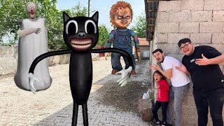 CANAVAR KEDİ CARTOON CAT GELİYOR ASEL UMUT CADI TEYZE/ماما جابت بيبي - جنى مقداد | طيور الجنة