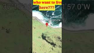 who want to live here? || Google Earth location #googleearth #deepatlanticocean