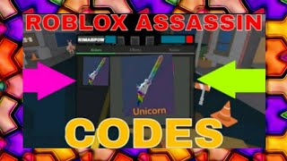 roblox codes on assassin
