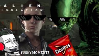 Alien Isolation – DORITO-CRAZED ALIEN HUNTING ME!!! – (AI Funny Moments) [Xbox One Gameplay XB1]
