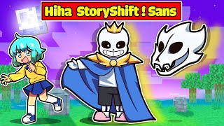 HIHA CHẾ TẠO THÀNH CÔNG BỘ GIÁP STORY SHIFT SANS TRONG MINECRAFT*HIHA STORY SHIFT SANS 🤩☠️👑