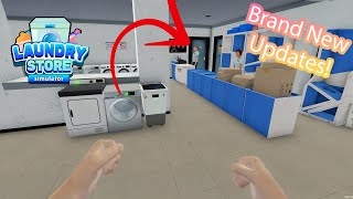 Laundry Store Simulator MASSIVE Update! 🧺 New Employee, Upgrades \u0026 More! Part 4