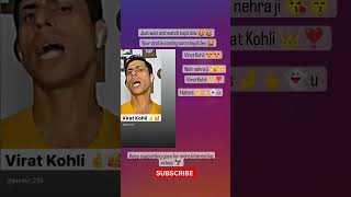 Ashish Nehra About Virat Kohli #ytshorts #shorts #facts