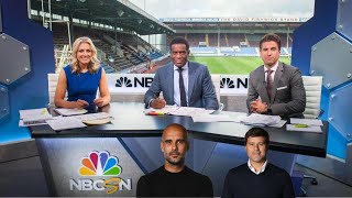 Manchester City vs Tottenham Pre Match Show.  Premier League, NBC Sports
