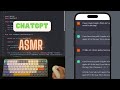ASMR Programming - Coding and Talking with ChatGPT iOS - No Talking #chatgpt #openai