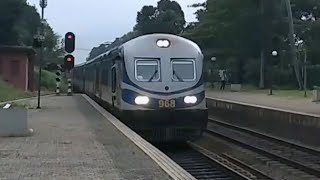 Pulathisi Intercity Express Fast Skipping Gampaha with Crazy Honking | Main Station Skip \u0026 Overtake