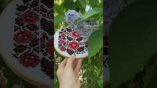 Hand Embroidery | Vintage Ukrainian Ornament from the South of Ukraine #embroidery #flowers #reels