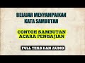 KATA SAMBUTAN CONTOH ACARA PENGAJIAN / PHBI