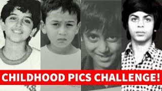 Guess the Bollywood Actors by THEIR CHILDHOOD Pictures🤔 | Bollywood Quiz Video 2019😄