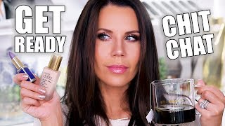GET READY WITH ME ... Chit Chat + Q&A