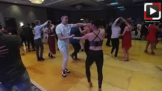 Natasha Mao y Brandon Carreterro at Houston Salsa Congress 2019