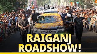 Raiganj gives a grand welcome to PM Modi during roadshow | Lok Sabha Elections 2024