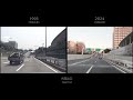 平成5年と令和6年の首都高速 新宿線 シンクロ比較　shuto expway shinjuku line 1993 vs. 2024 synchronized video