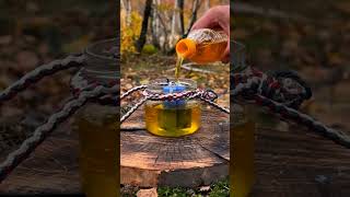 Survival Skills: How to Make a Lamp-Heater. #survival #camping #outdoors #lifehacks #ideas #skills