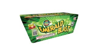 EMERALD BLAST 40 SHOT - PYRO PLANET FIREWORKS