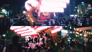 平成30年河内長野市 千代田地区 だんじり祭 試験曳き② 駅前ぶんまわし