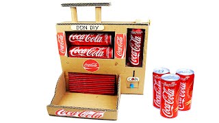 How to make Coca-Cola Vending Machine from Cardboard