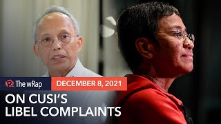 Cusi libel complaints an 'embarrassment' for PH – Maria Ressa's lawyers