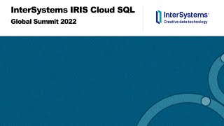 InterSystems IRIS Cloud SQL