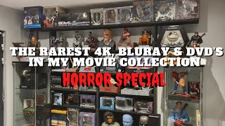 The Rarest 4k, Bluray & Dvd's In My Movie Collection. (Horror Special)