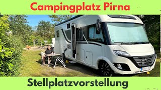 Campingplatz Pirna, sehr gepflegt, gut gelegen - Die Platzvorstellung