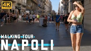 Napoli, Italy 🇮🇹 Sunny Walk in the City of Fashion ☀️ 2023 4K