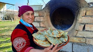 Мадор сомса, Сўқок кўк сомсаси / Матор самсаб сукак самса с зеленью  / sukak mator samsa with greens