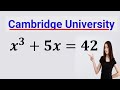 Cambridge University Pure Mathematics Admission Interview | Find x!!!