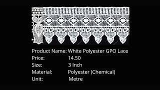 GPO Lace varieties at very low cost #lace #business