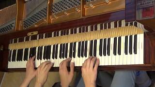 Wizario - Silhouettes - piano cover 4 hands acoustic unplugged by WIZARIO and LIVE DJ FLO