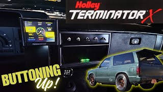 Custom Mounting Holley Terminator ECU/Screen in my S10 Blazer