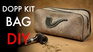 Dopp Kit Bag DIY - Tutorial video and pattern download