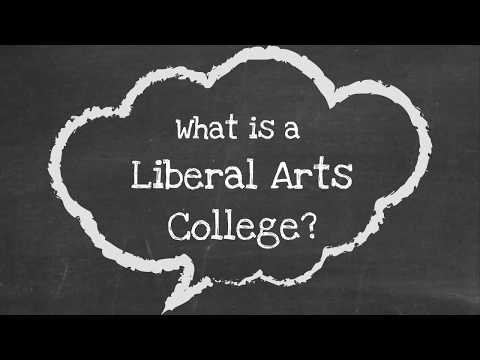 What is meant by liberal arts college?