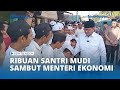 Ribuan Santri Dayah MUDI Samalanga Sambut Menteri Ekonomi Kreatif